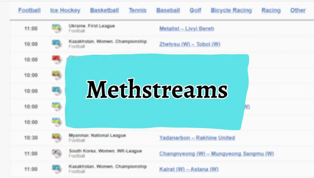Best Alternatives to Methstreams