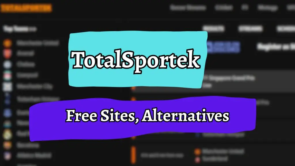 TotalSportek Free Sites, Alternatives