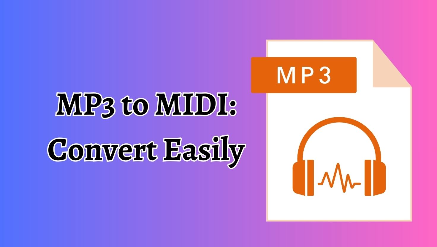 MP3 to MIDI Convert Easily