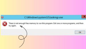 There is not enough free memory to run this program [How to Fix?]
