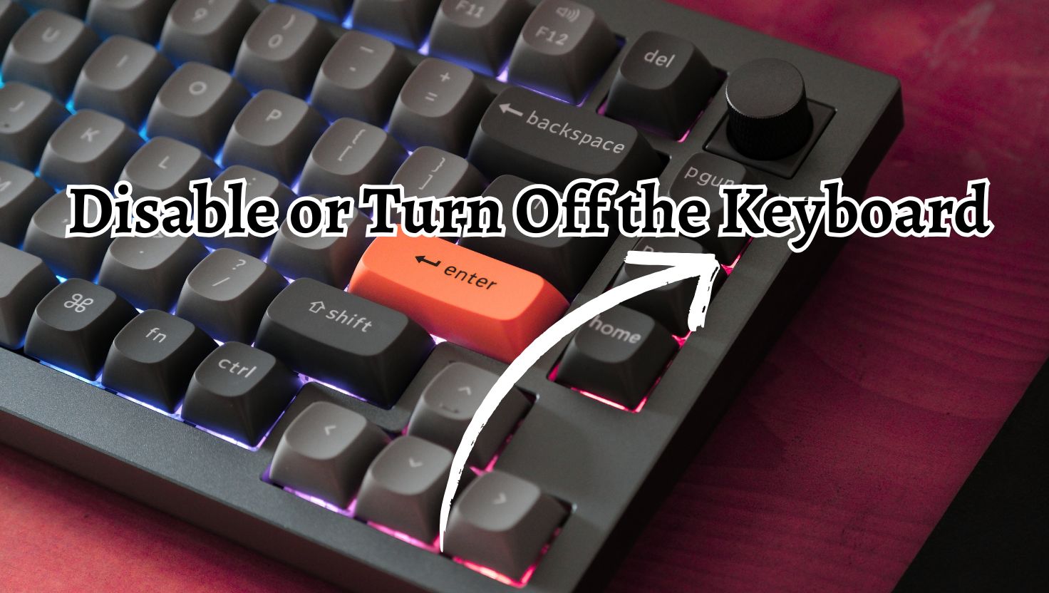 Disable Keyboard in Windows