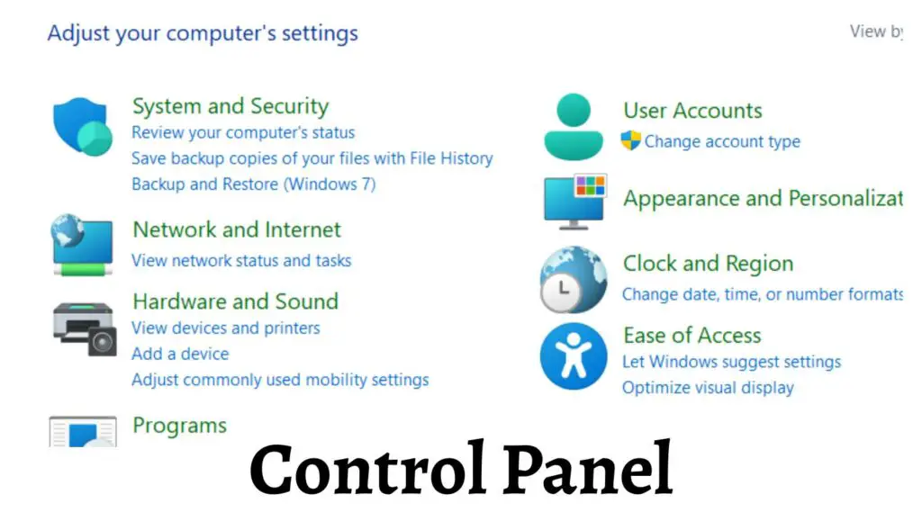 How to Open Control Panel in Windows 11?