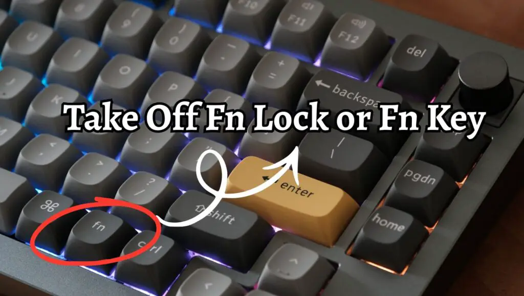 Take Off Fn Lock or Fn Key