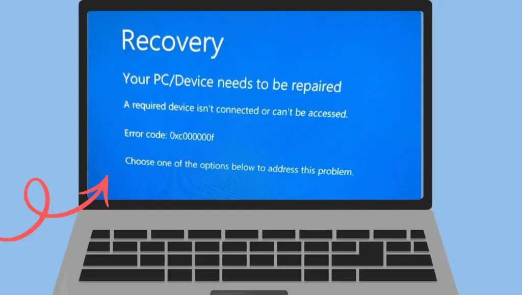Windows 11 Error Code 0xc000000f