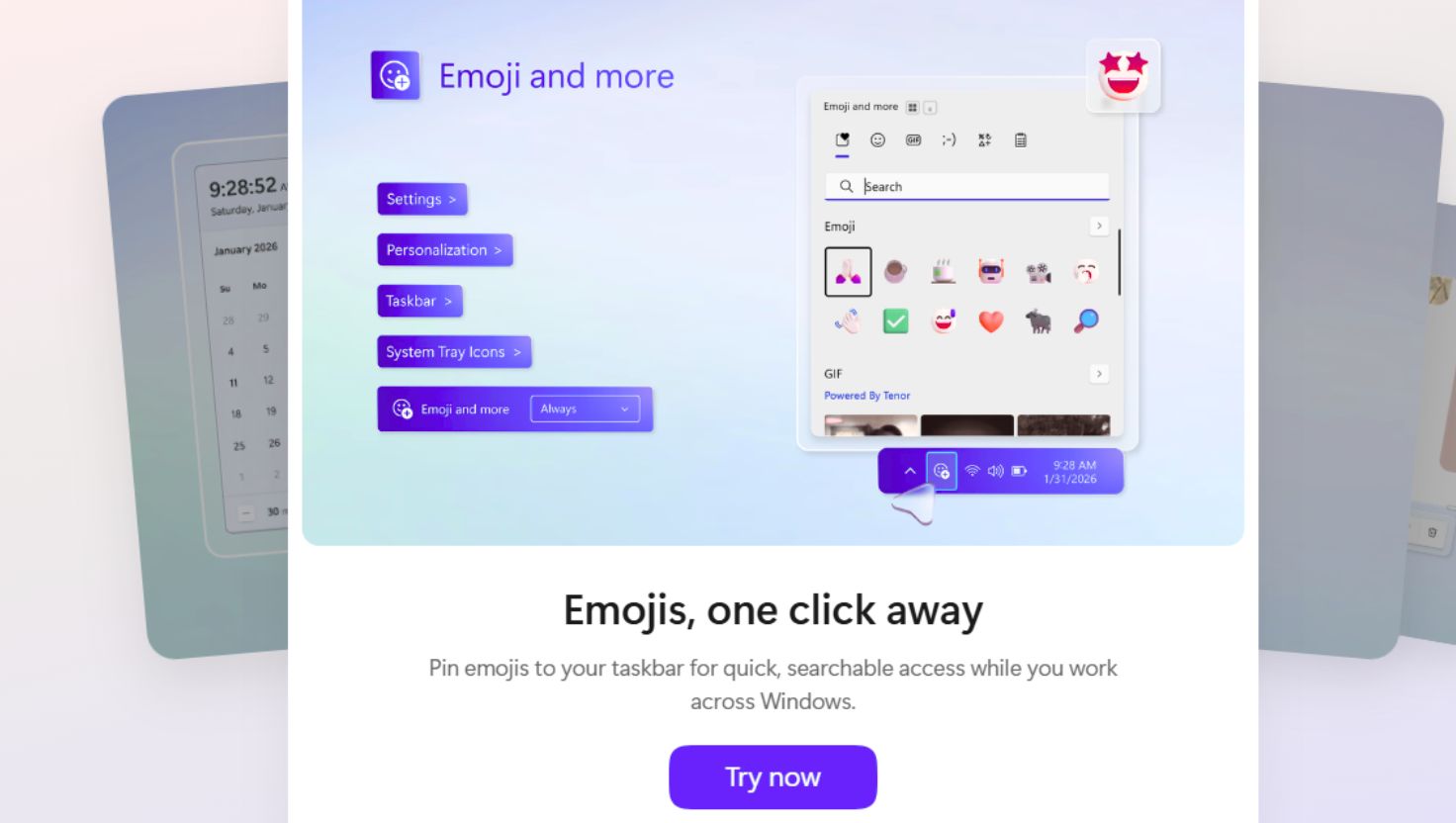 How to pin emoji to the taskbar in Windows 11