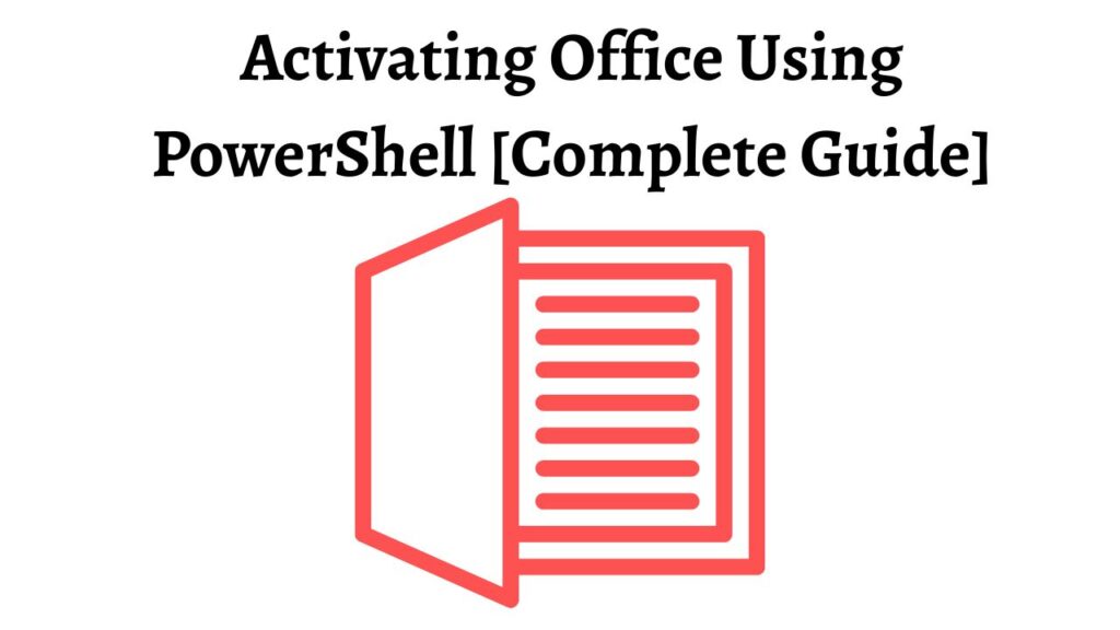 Activating Office Using PowerShell