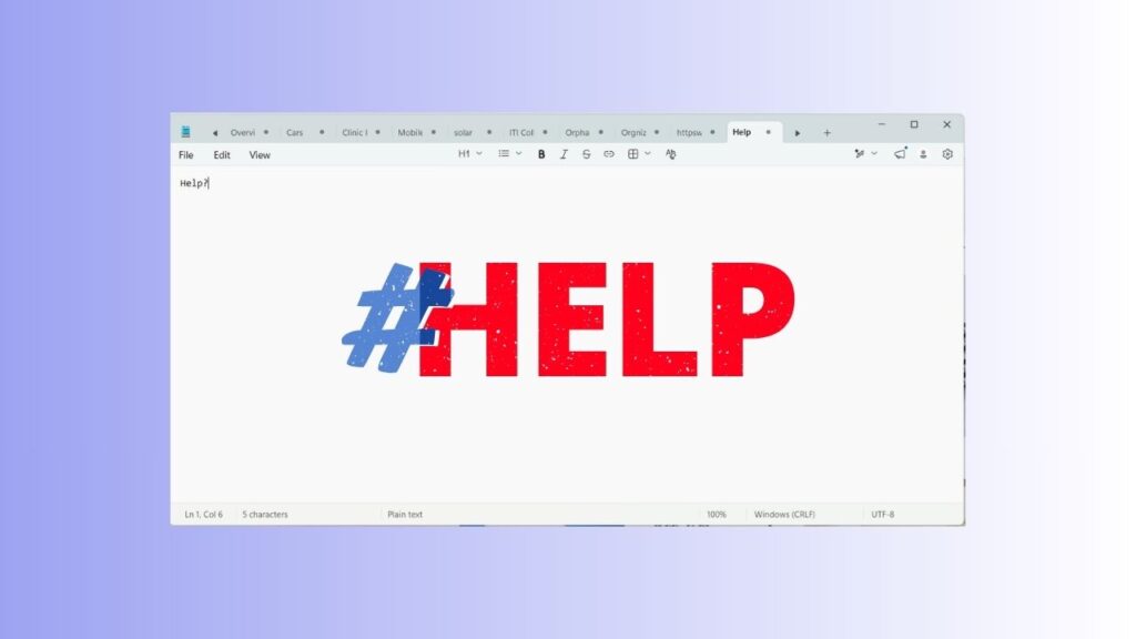 Get Help With Notepad in Windows 11 or 10