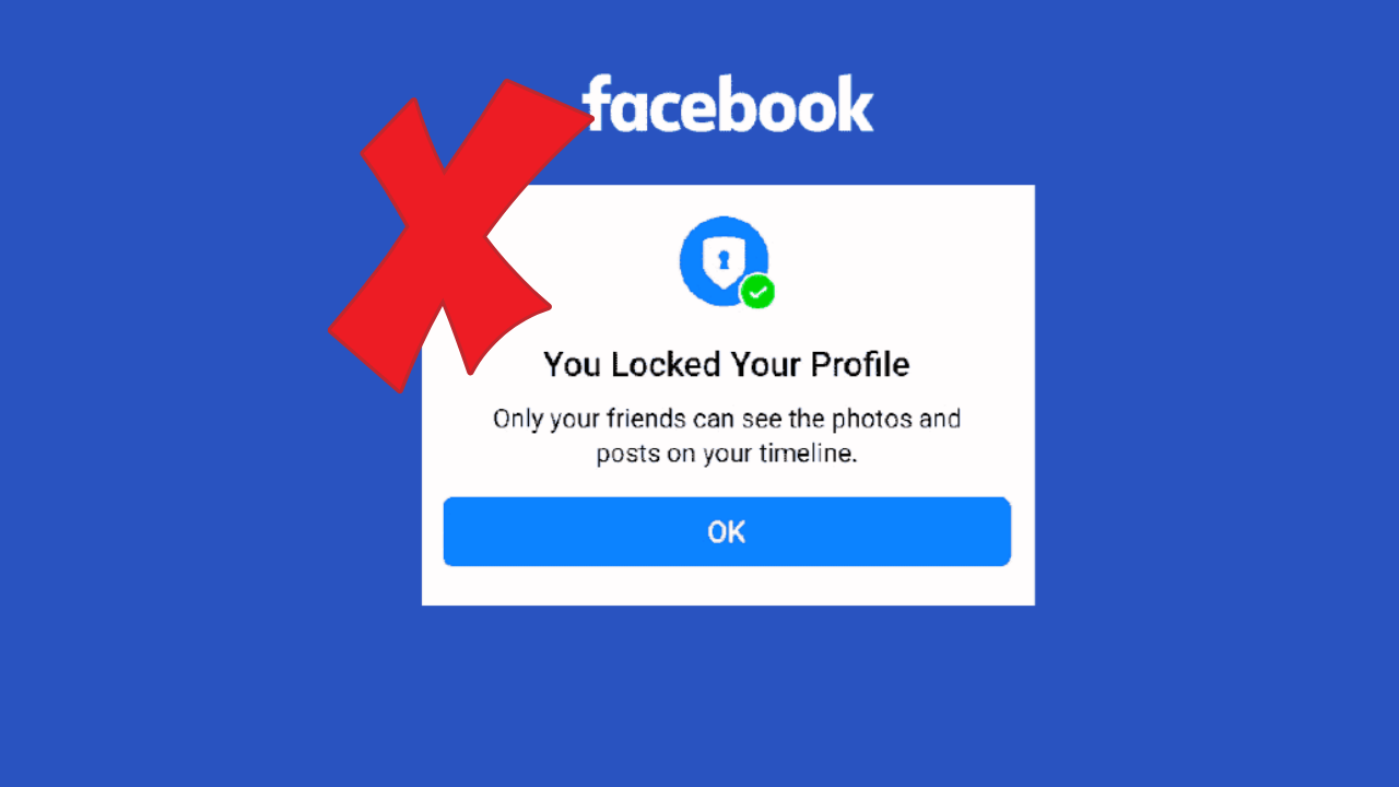 Facebook Lock Profile Is Not Showing