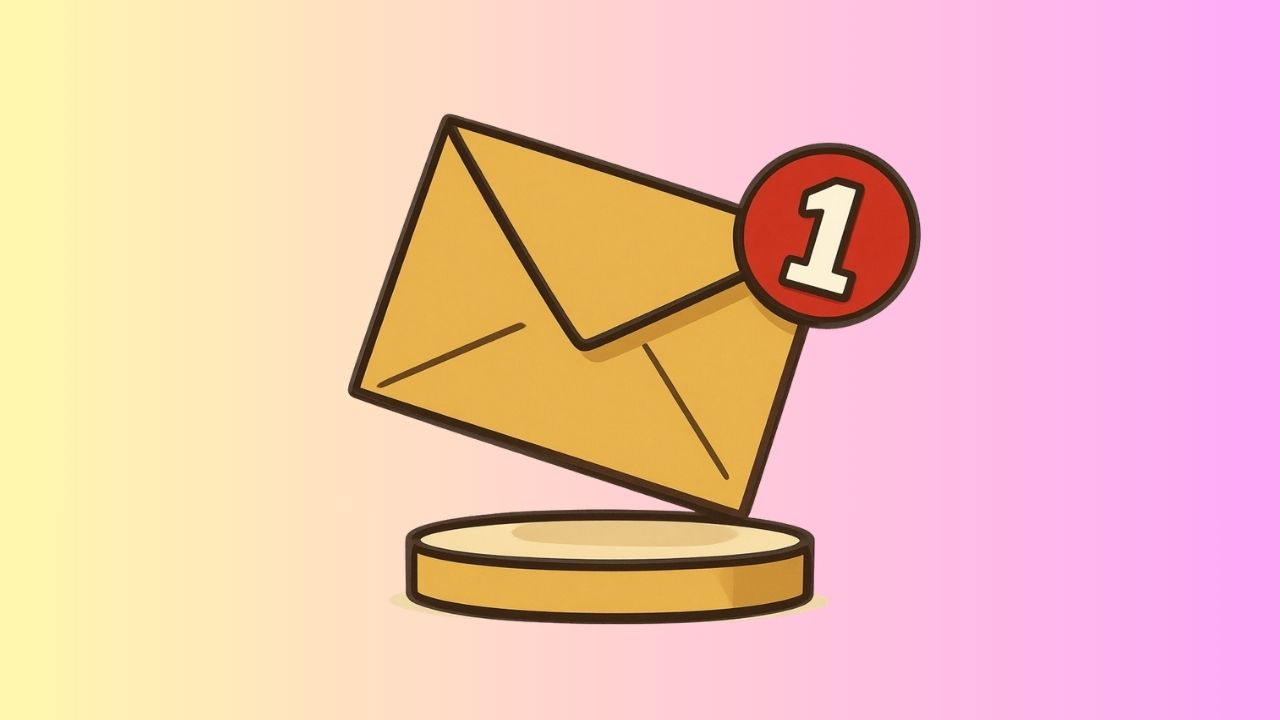 Yahoo Mail Shows 1 Unread Message in Inbox