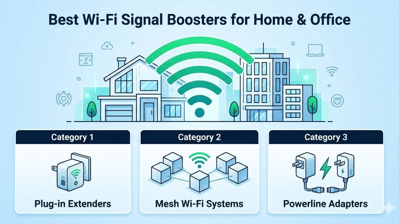 Best Wi-Fi Signal Boosters for Home & Office