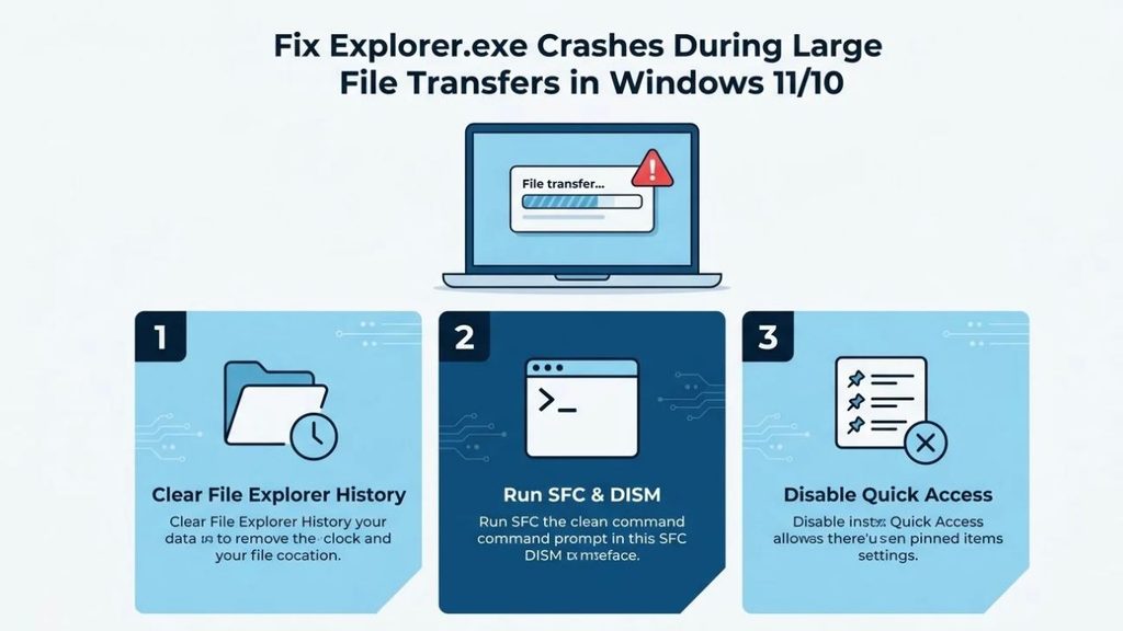 Fix Explorer.exe Crashes During Large File Transfers in Windows 11_10