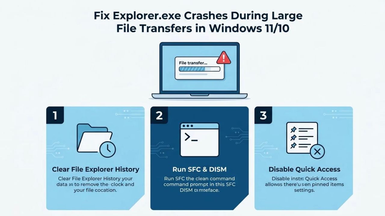 Fix Explorer.exe Crashes During Large File Transfers in Windows 11_10