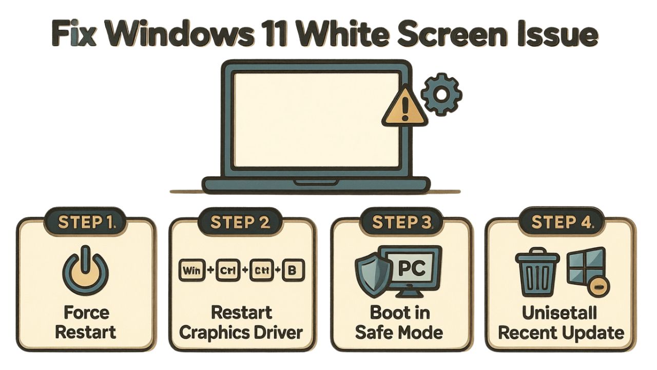 Windows 11 White Screen Issue
